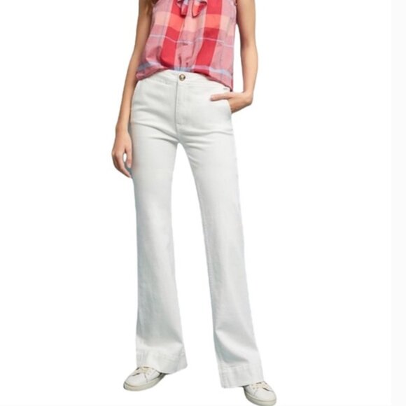 Anthropologie Denim - Anthropologie Pilcro and The Letterpress High-Rise Bootcut Jeans White Size 30